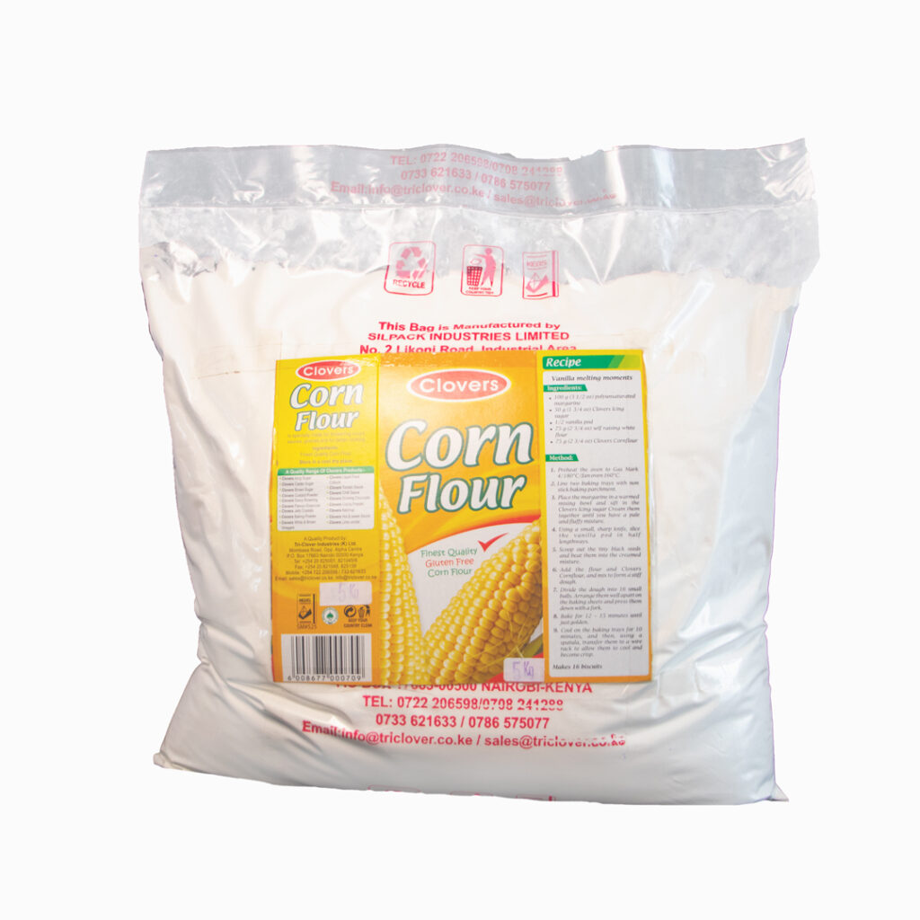 Clovers Cornflour, 5kgs Bag – Triclover Industries