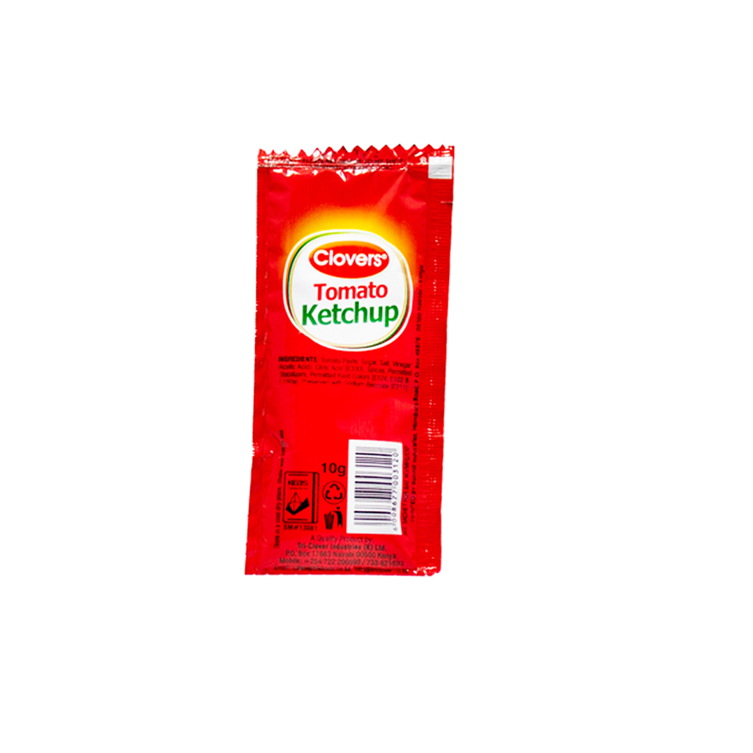 CLOVERS TOMATO KETCHUP 400G Triclover Industries clovers-tomato-ketchup-400g-triclover-industries