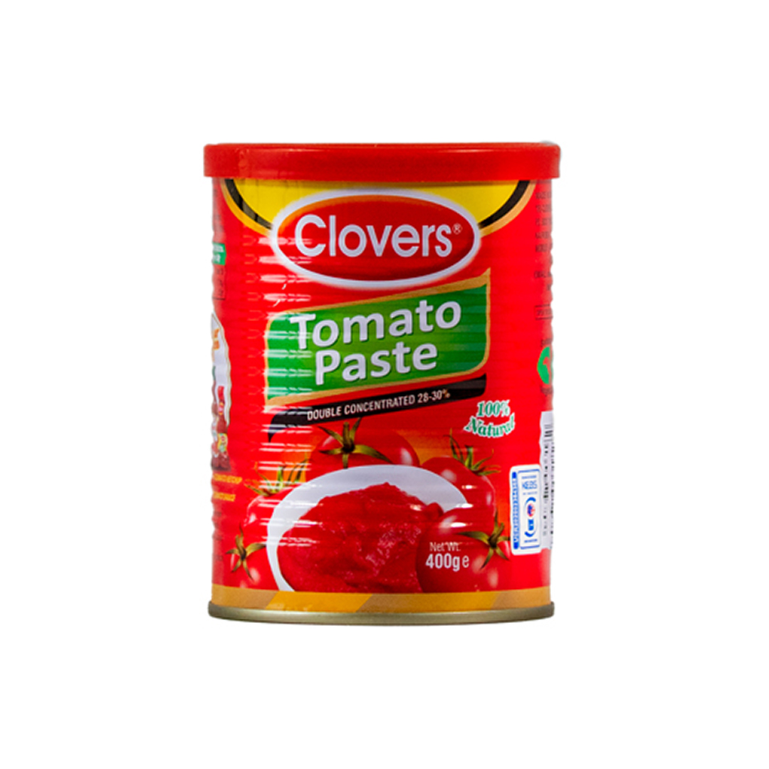 CLOVERS TOMATO PASTE IN TIN 400G Triclover Industries