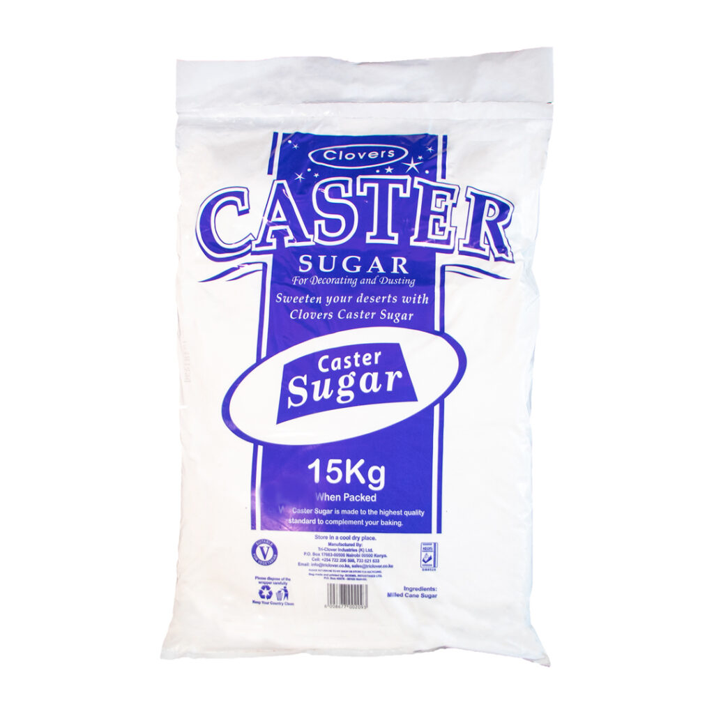 CLOVERS CASTER SUGAR 15KG Triclover Industries
