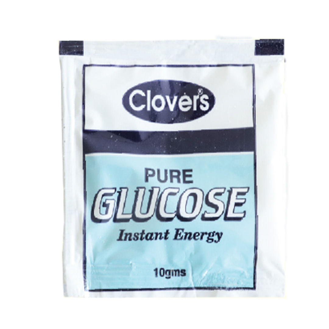 CLOVERS PURE GLUCOSE, PACKET 10G